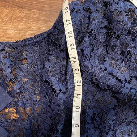 Julia Jordan navy blue formal top lace jumpsuit 8 - Picture 5 of 10